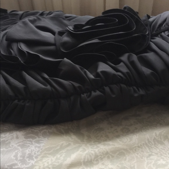 PLEATED STRAPLESS COCKTAIL DRESS - Picture 12 of 13